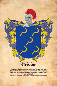 Escudo heráldico del apellido TRIVIÑO