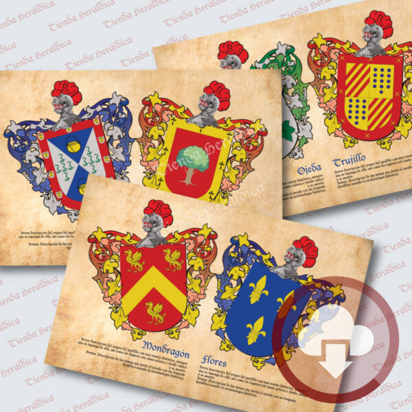 Escudos apellidos en digital
