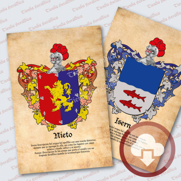 Escudo heráldico en digital
